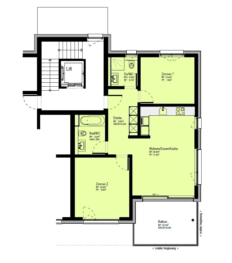 Neubauwohnung zur Erstvermietung