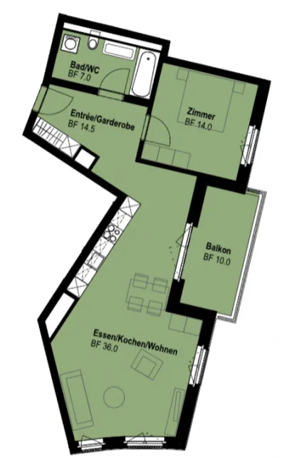 Sandstrasse 1, 8180 Bülach - CHF 2’040 inkl. NK pro Monat