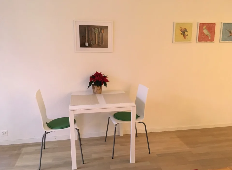 Möblierte Wohnung mit Balkon / Fully furnished studio apartment with balcony