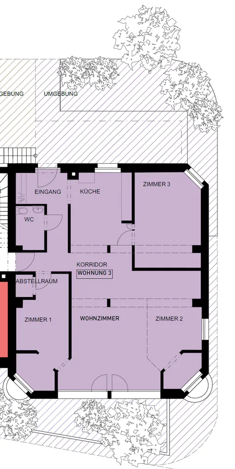3.5-Zimmer-Gartenwohnung mit Loft-Charakter