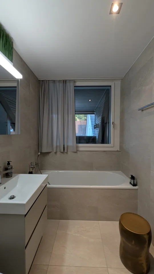 Moderne 4.5-Zimmer-Wohnung  | 5 m Raumhöhe |Galerie | Blick zur Lägern