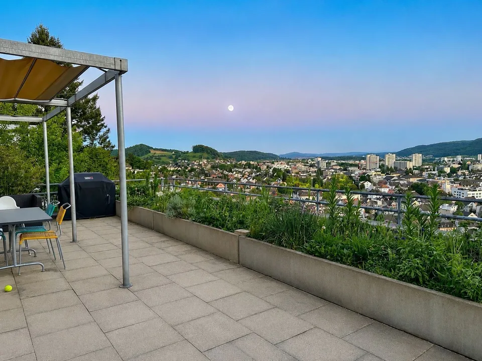 Terrassenwohnung mit Weitsicht