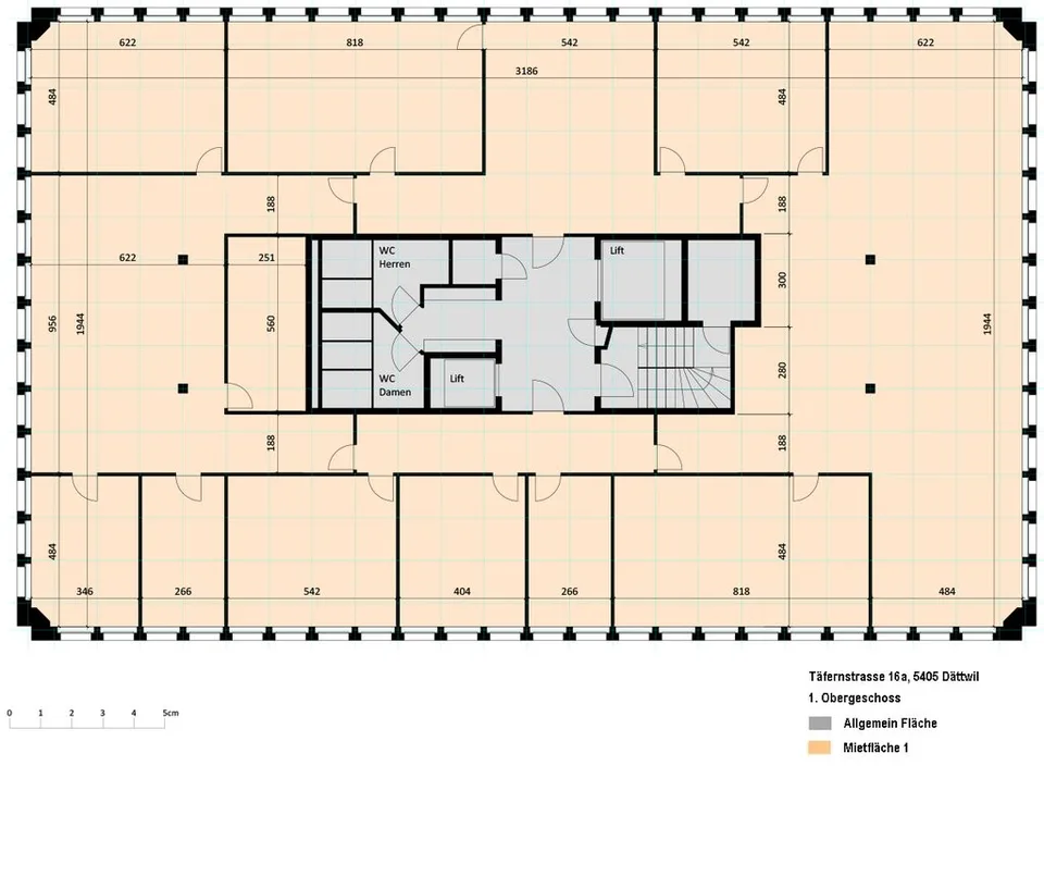 130 m2 - 1'100 m2 - Büroräumlichkeiten im Industriegebiet Täfern – photo 7 sur 8