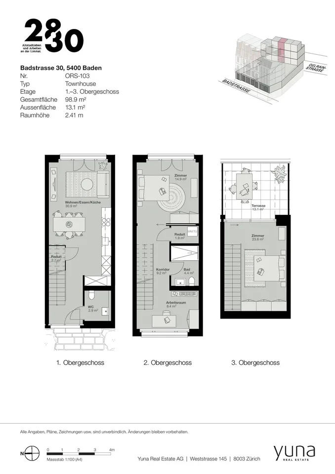 Willkommen in Ihrem neuen Zuhause in Baden - stilvolle Townhouses