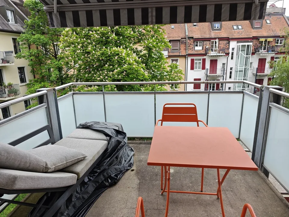 Bright Furnished 3-Room Apartment for Short-Term Sublease in Wipkingen