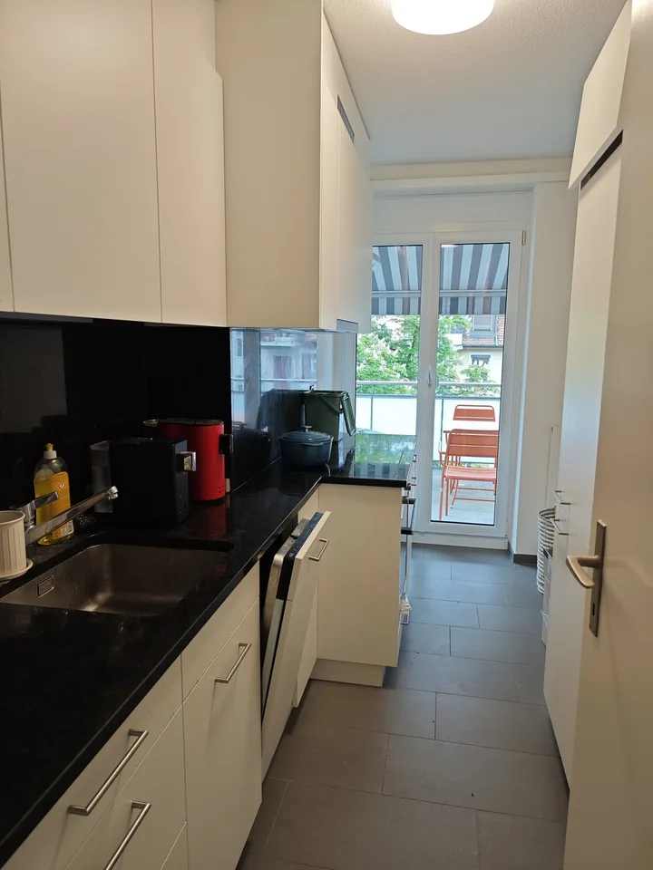 Bright Furnished 3-Room Apartment for Short-Term Sublease in Wipkingen