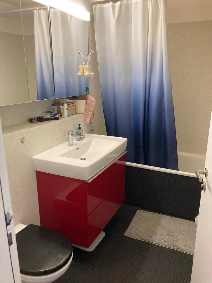 WG-Zimmer in großer Wohnung mit Dachterasse