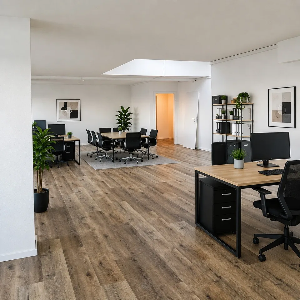90 m² Attika-Büro mit privater Dachterrasse in Fällanden