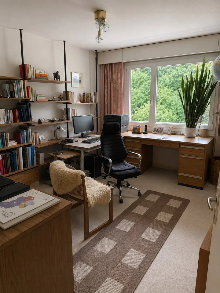 Helle 3.5-Zimmerwohnung mit Balkon und Grünblick