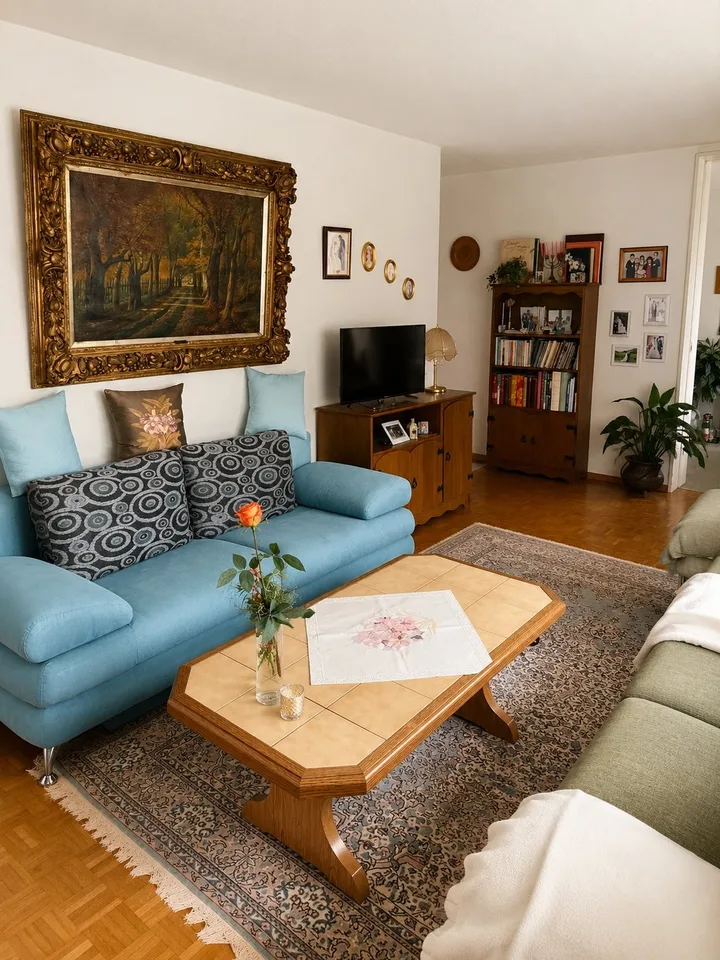 Helle 3.5-Zimmerwohnung mit Balkon und Grünblick