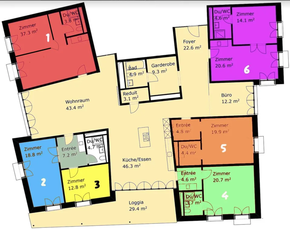 Double room studio inside a flatshare, looking for 1 person or a couple