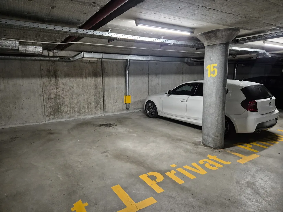Parkplatz in Tiefgarage zu vermieten – Limmatwest (Mieterbereich)