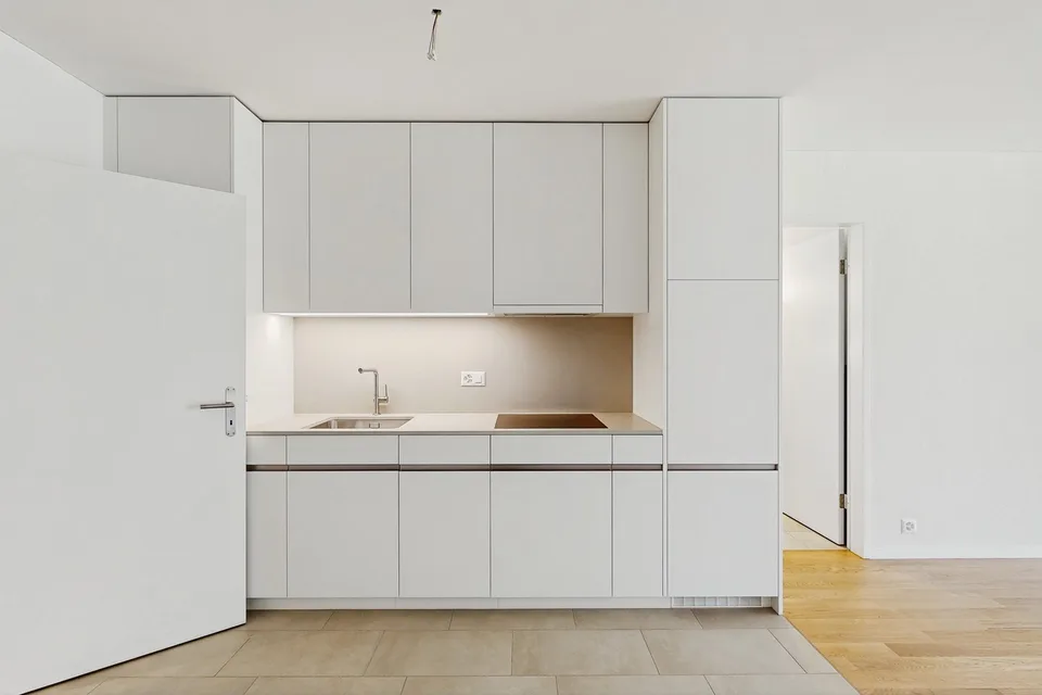 Moderne 2.5-Zimmer-Wohnung mit Mietgarten und Holzterrasse in Zürich-Schwamendingen
