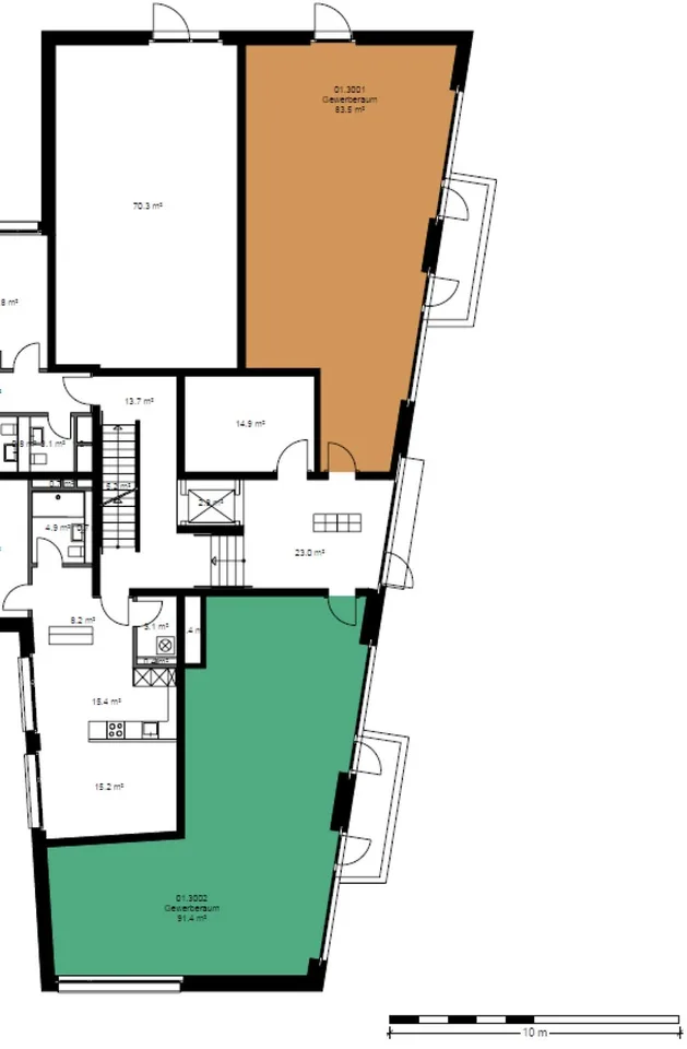 Gastrofläche im Neubauprojekt in Oerlikon (Bezug ab Q1 2028)