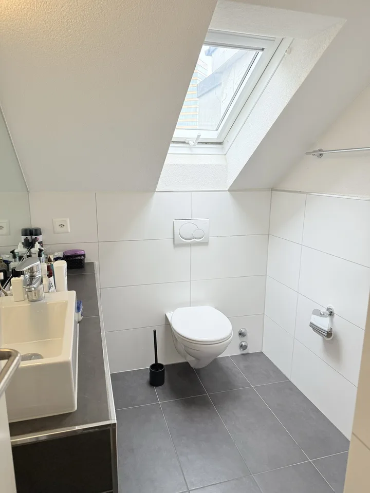 Bright Top Floor Appartement right by Oerlikon Bahnhof for Rent close to Universities