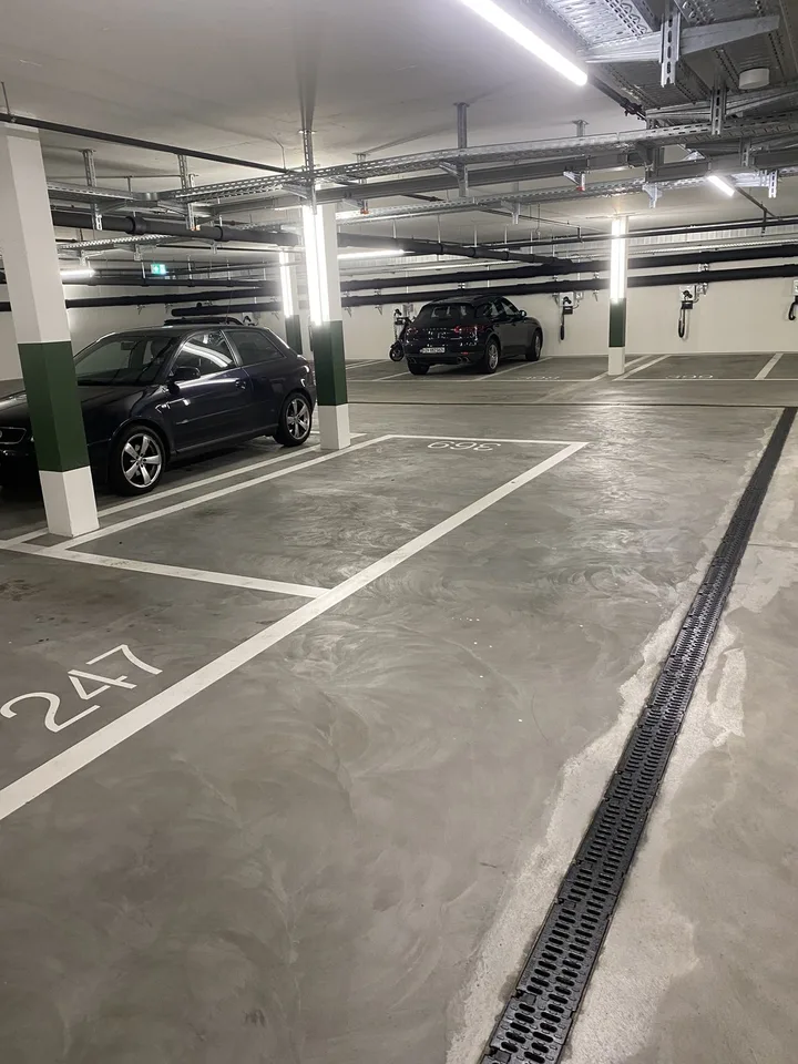 Parkplatz in der Tiefgarage