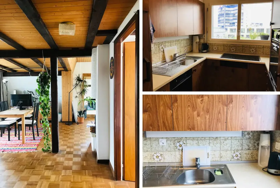 Cozy, furnished flat with big private terrace to sublet for 3-3.5 months (Oct 2026 - Jan 2027) in a nice part part of Oerlikon