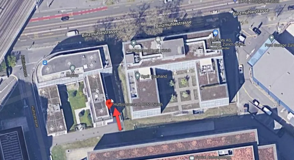 Einstellplatz zu vermieten unmittelbar beim Bahnhof Oerlikon