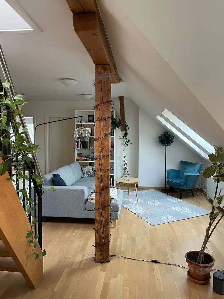 Room in WG with private rooftop at Hardplatz / WG-Zimmer mit privater Dachterrasse am Hardplatz
