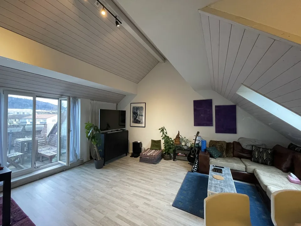 grosse und schöne Dachgeschosswohnung