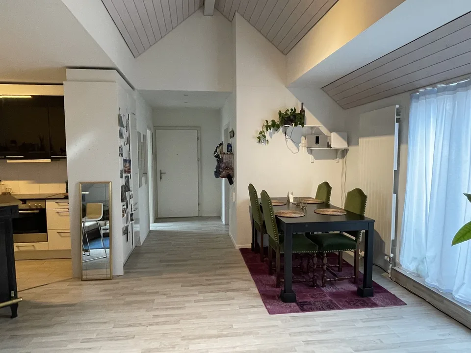 grosse und schöne Dachgeschosswohnung