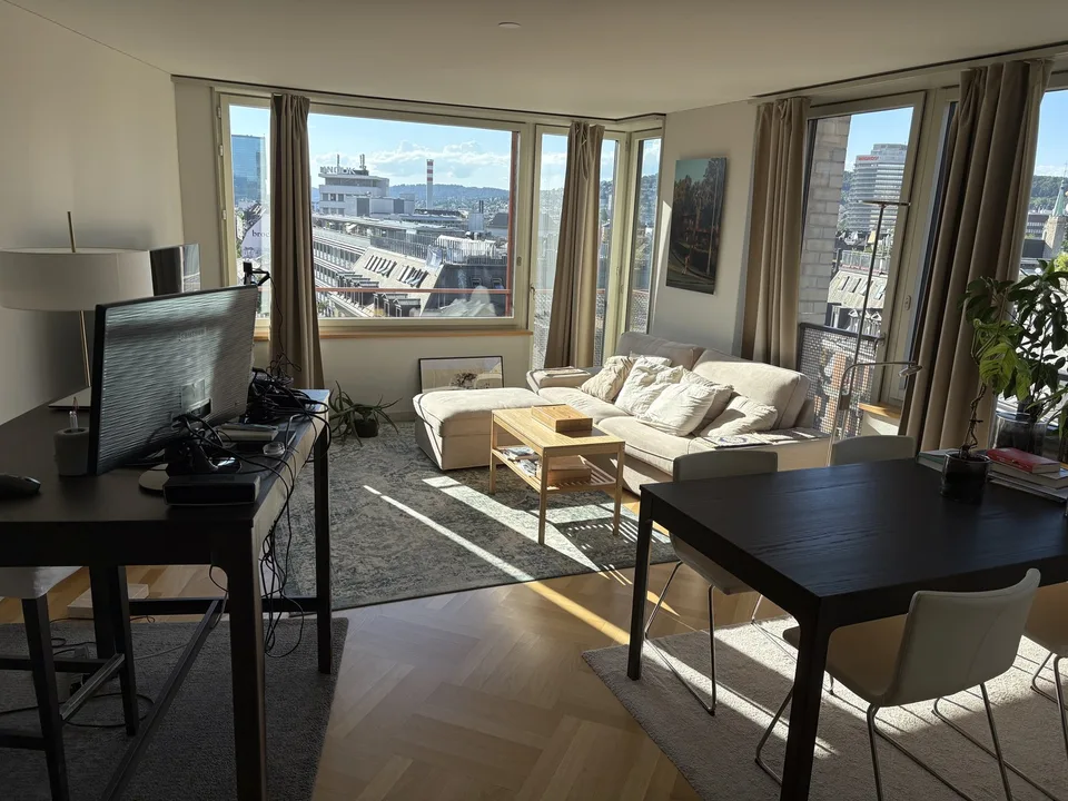Short term apartment sublease near HB