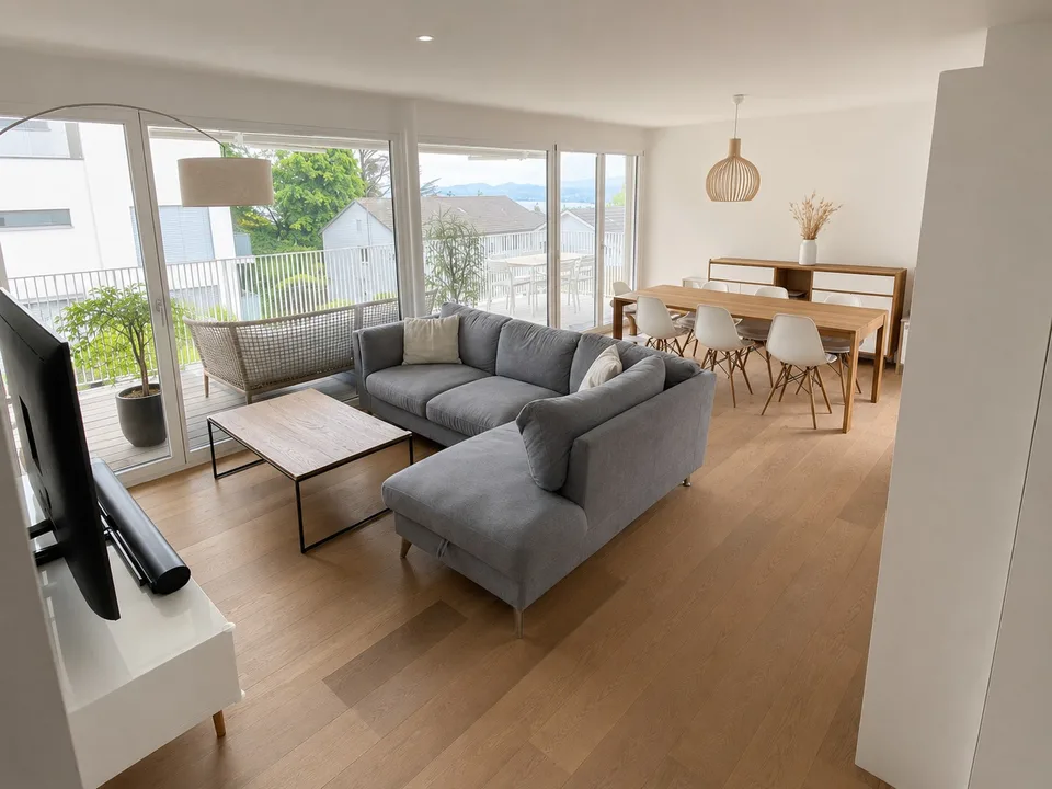 4.5-Zimmer-Wohnung mit Seeblick in Fluntern