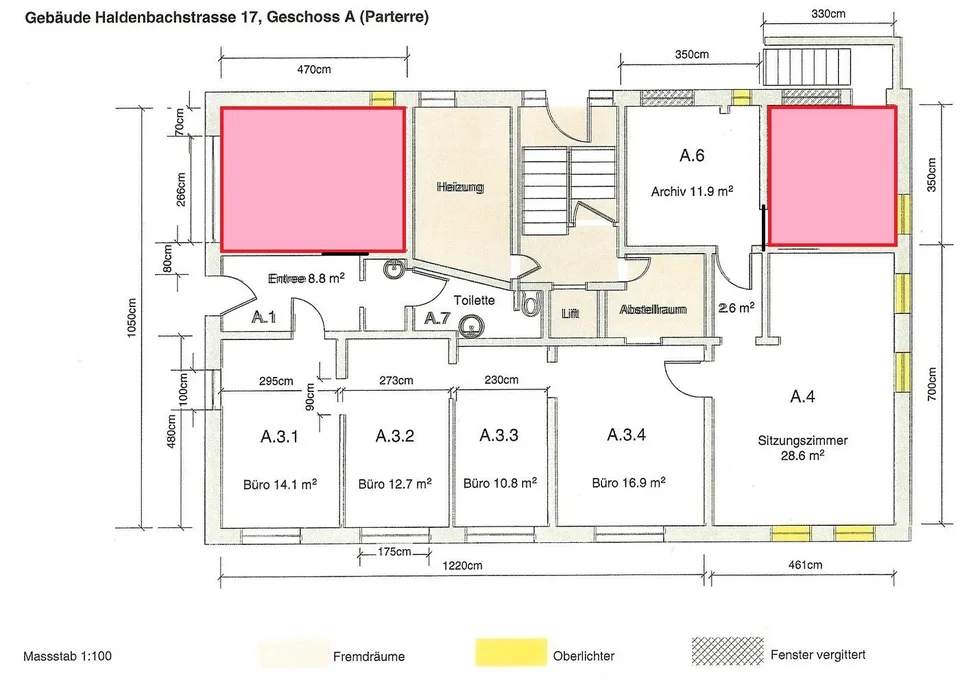 Büro nahe Uni, ETH und USZ (Ohne A.2)