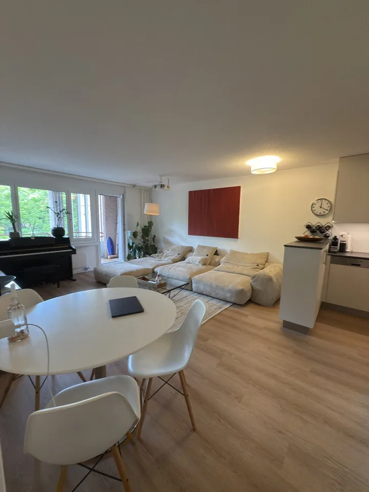 Apartment only from MONDAY - FRIDAY available - WOCHENAUFENTHALTER WOHNUNG (MO - FR): Moderne 2-Z-Wohnung mit Balkon im Kreis 5 (Zürich)