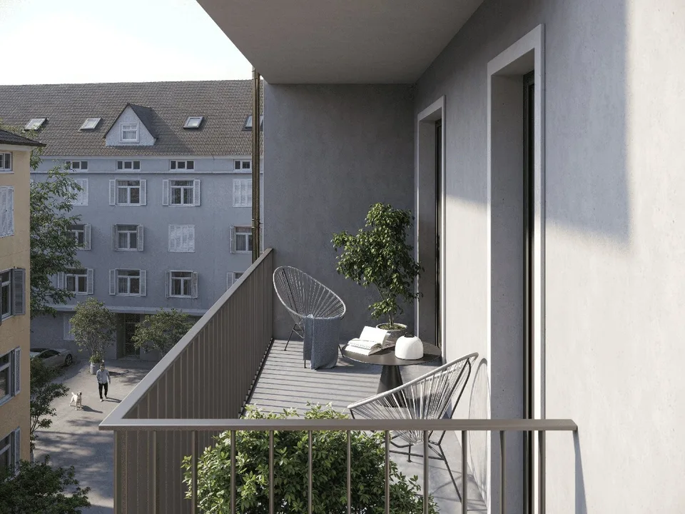 1-Zimmer-Wohnung mit grossem Reduit und Wäscheturm – Foto 9 von 9