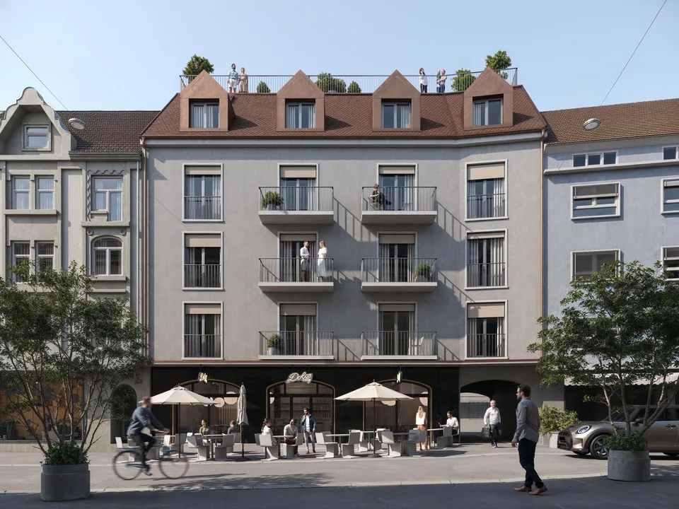 1-Zimmer-Wohnung mit grossem Reduit und Wäscheturm
