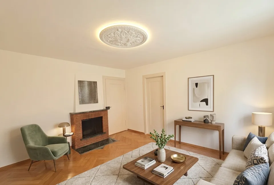 Exklusive 3.5-Zimmer-Terrassenwohnung im 1. OG mit uneinsehbarer 50 m² Terrasse – absolute Rarität in Zürich-Wipkingen