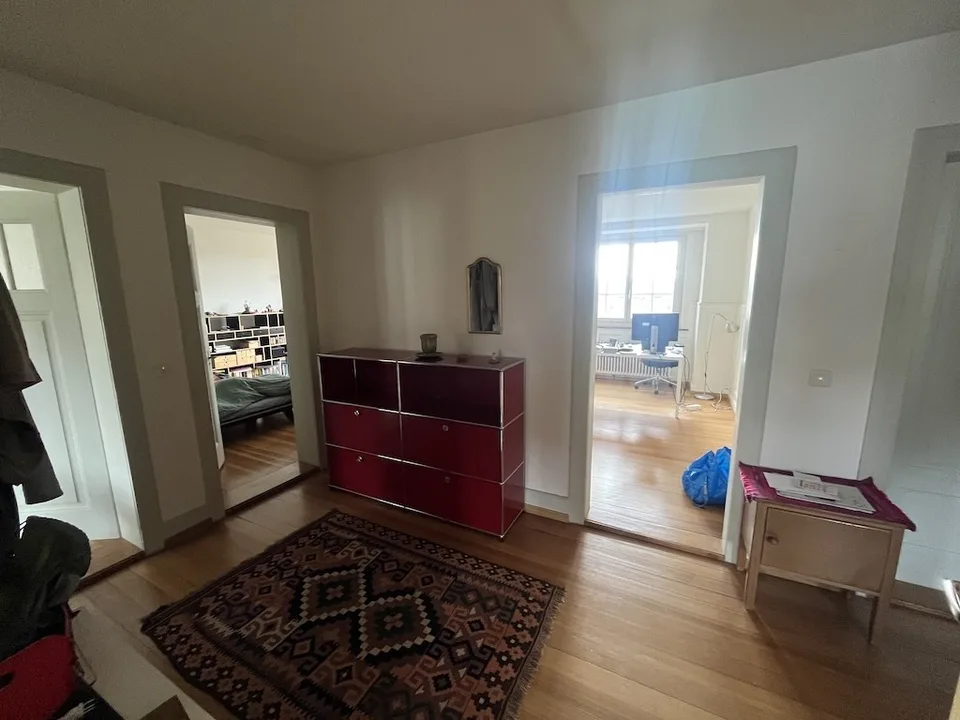2-3 spacious rooms for rent in furnished + WLAN fully equipped apartment in Kreis 6 zurich