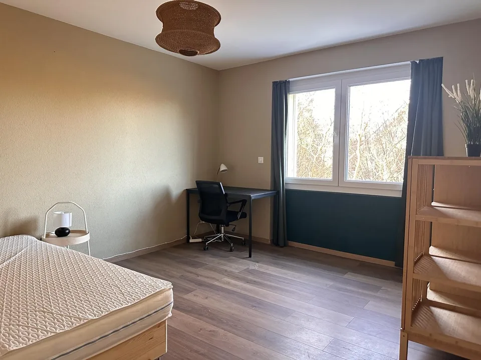 One private furnished bedroom to rent for a limited period until the end of March 2027