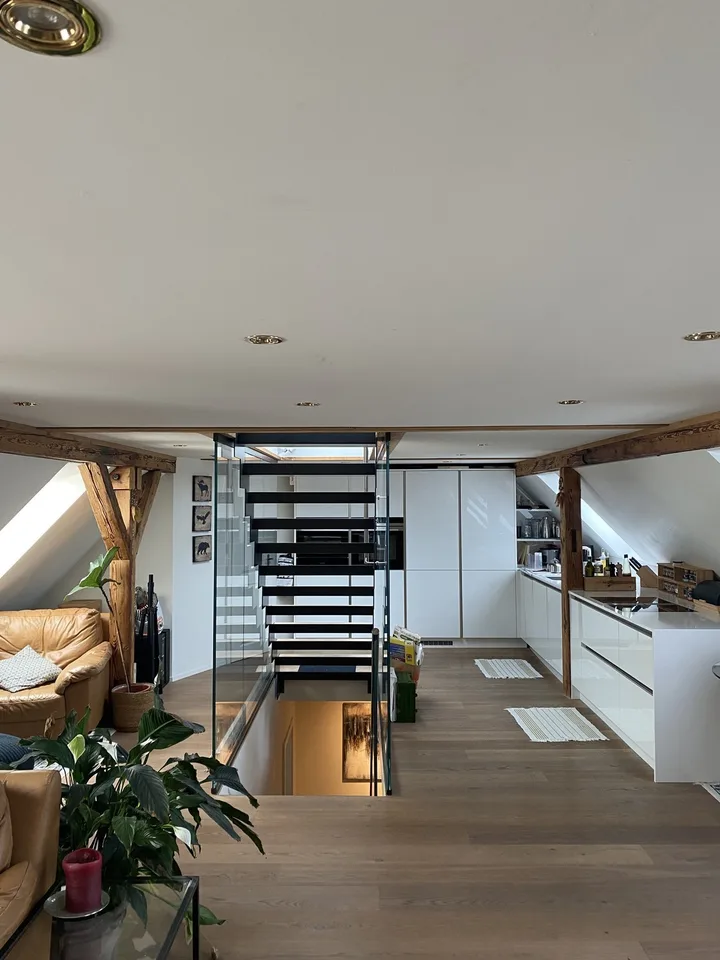 Room in shared penthouse apartment with private rooftop