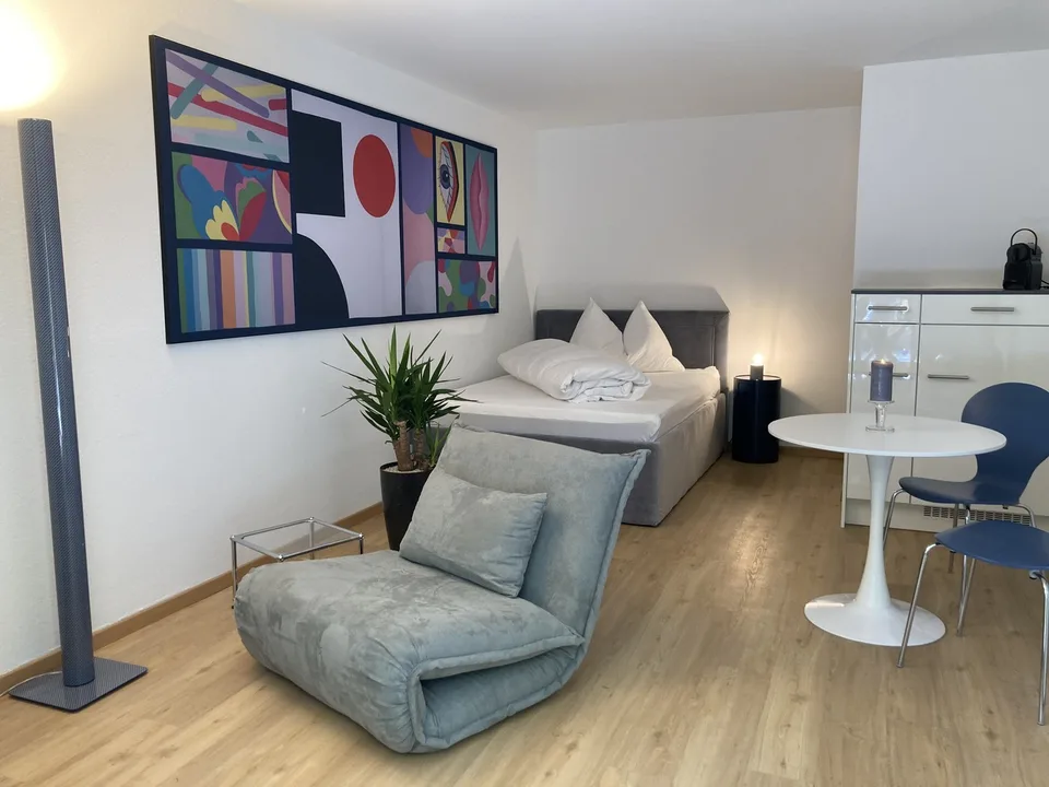 Furnished studio with garden in the centre of Zürich