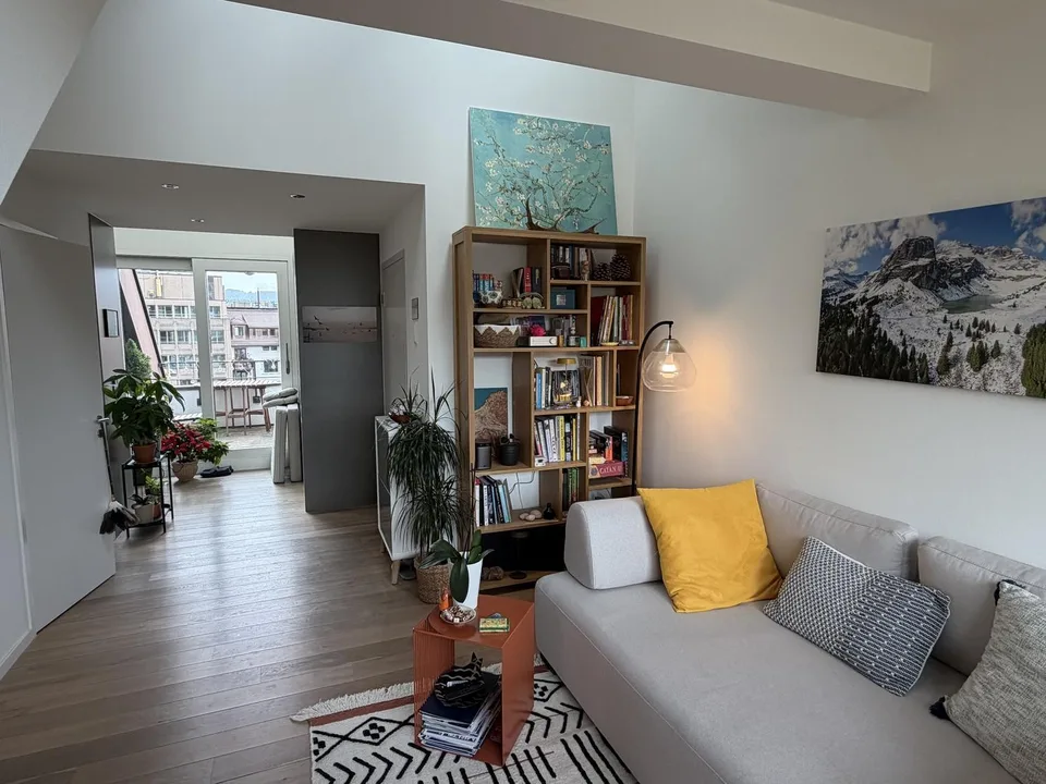 Furnished 2.5 room Apartment in Tiefenbrunnen with terrace and mountain view (6-12 months)