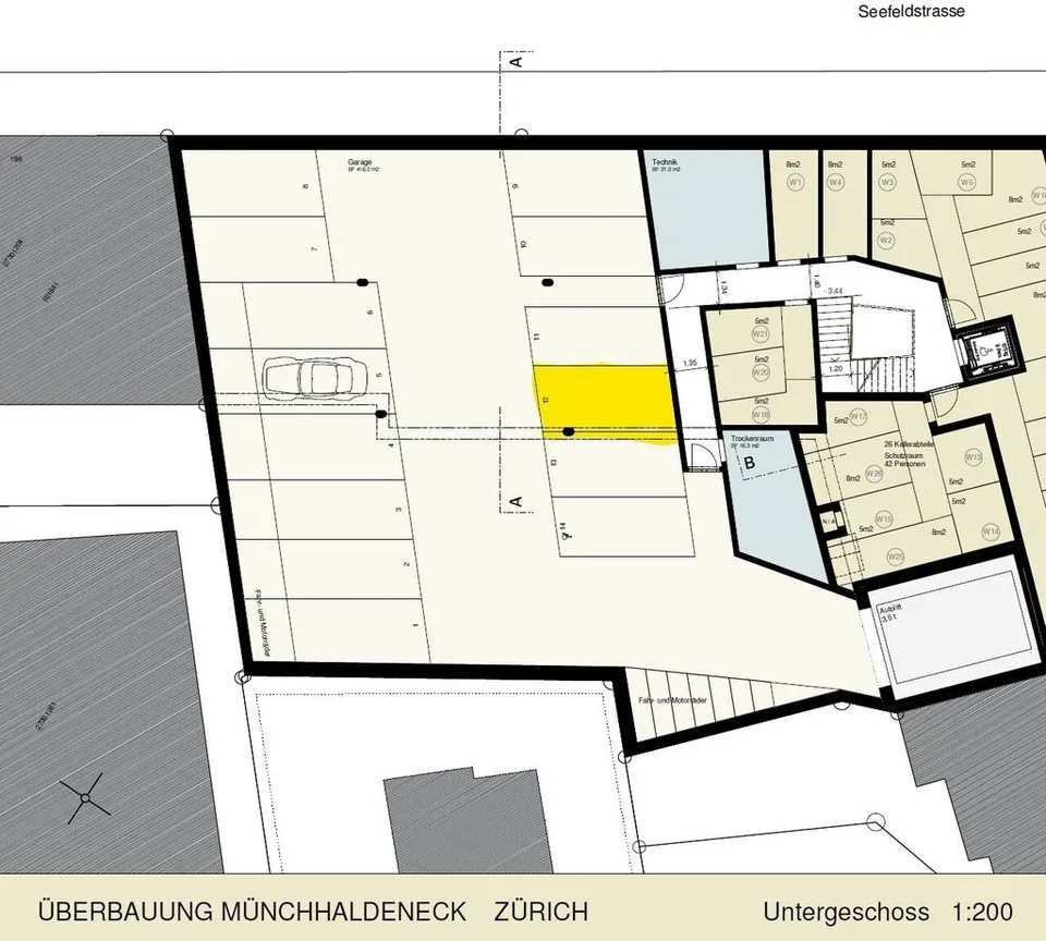 E-Mobility Garagenplatz im Zürcher Seefeld