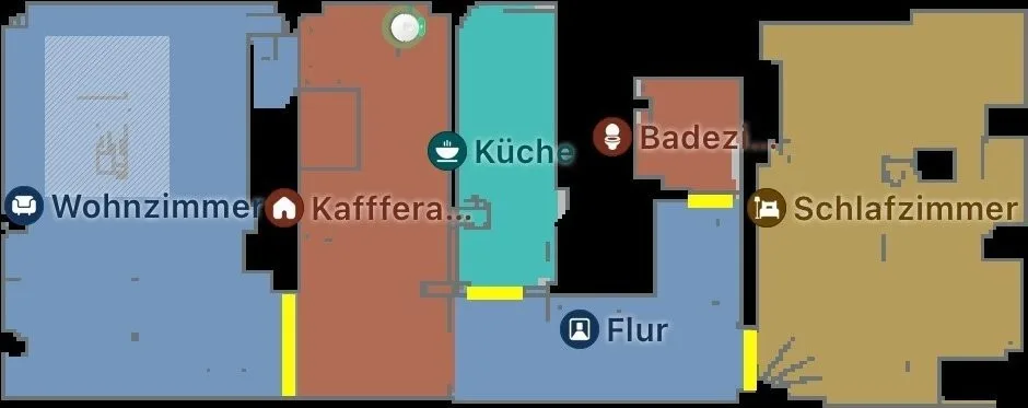 Stilvolle 2.5-Zimmer-Wohnung mit Seesicht in Wollishofen