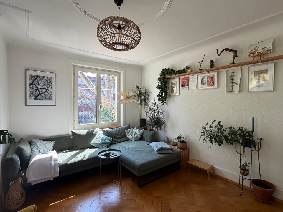 Befristet (17.9-26.11.2026): Wunderschön eingerichtete Wohnung mit vielen Pflanzen in Zürich Wollishofen