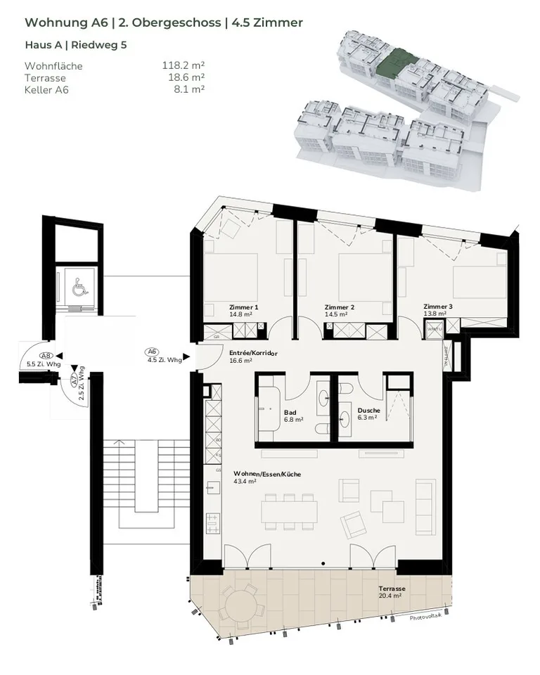 Erstbezug 2027 – Hochwertige 4.5-Zimmer-Wohnung mit Terrasse & Tiefgarage