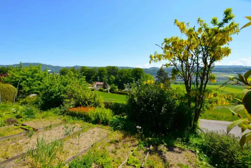 Charmante Gartenwohnung mit Cheminée und Weitsicht auf den Üetliberg