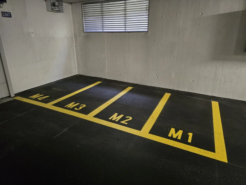 Motorrad Parkplatz