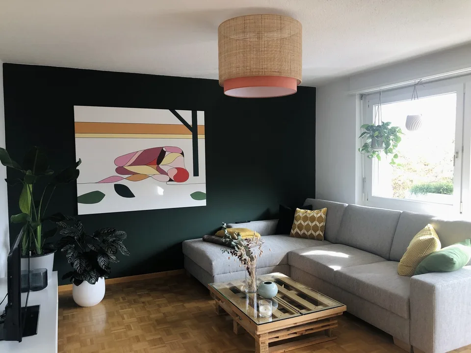 Charmantes Zimmer in stilvoller 4.5-Zimmer-Wohnung zur Untermiete (optional möbliert)