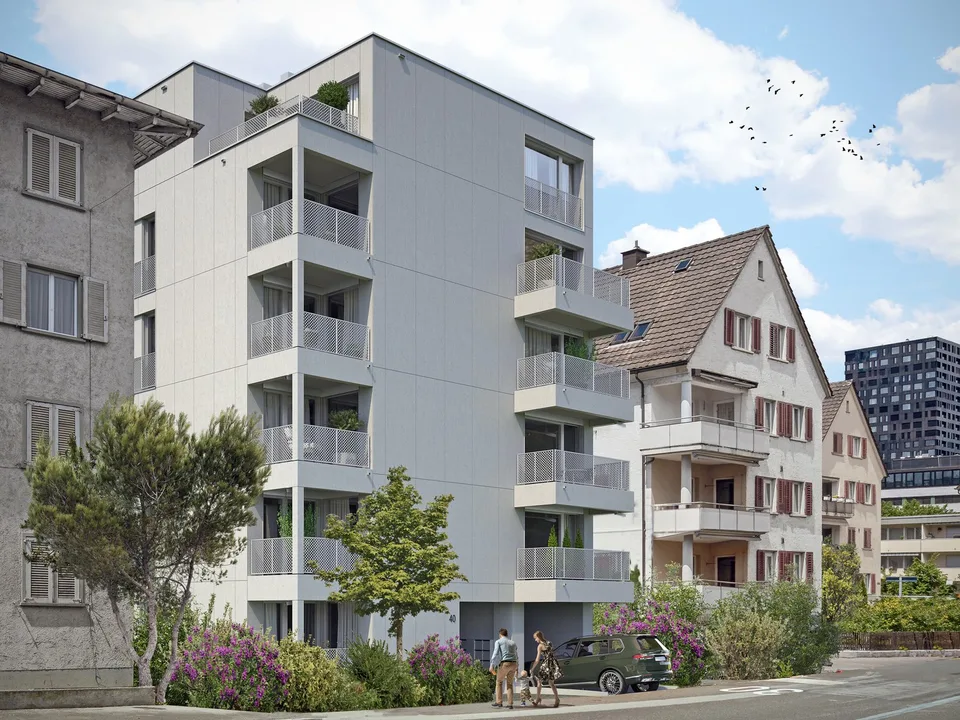 Moderne Attikawohnung in Zürichs Trendquartier