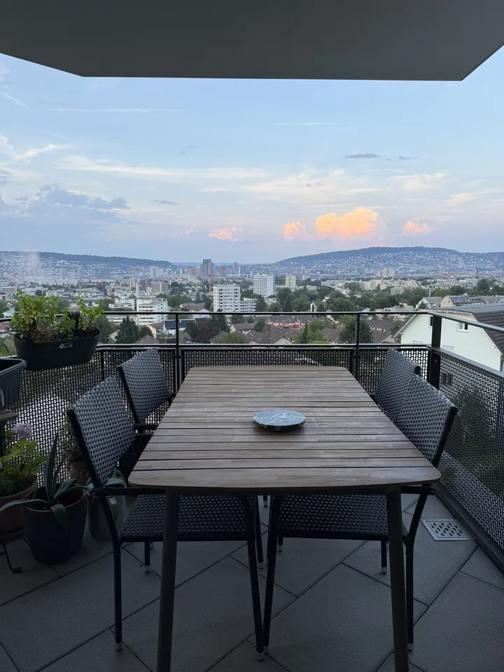 Moderne 3,5 Zimmer Wohnung am Uetliberg mit Blick über Zürich