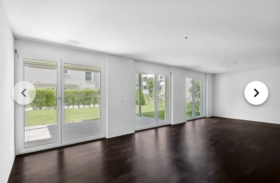 Attraktive, lichtdurchflutete Wohnung mit Gartensitzplatz