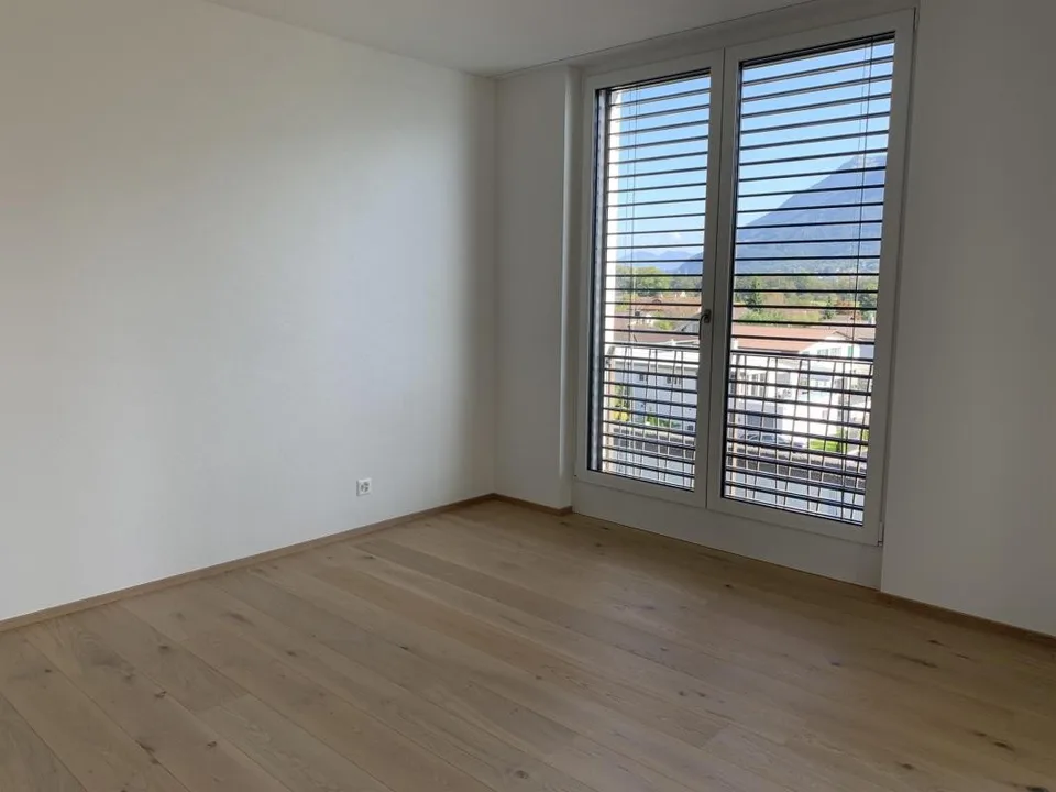 Moderne 2.5 Wohnung mit Panorama Bergblick in Buchs
