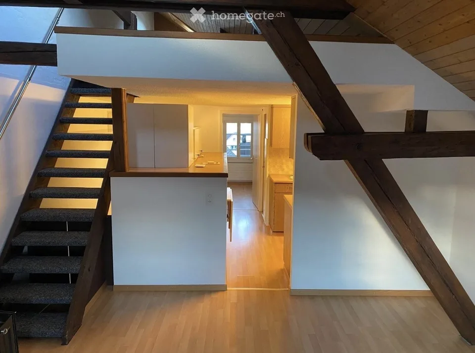 Maisonettewohnung mit Seesicht und Cheminéeofen in Wädenswil