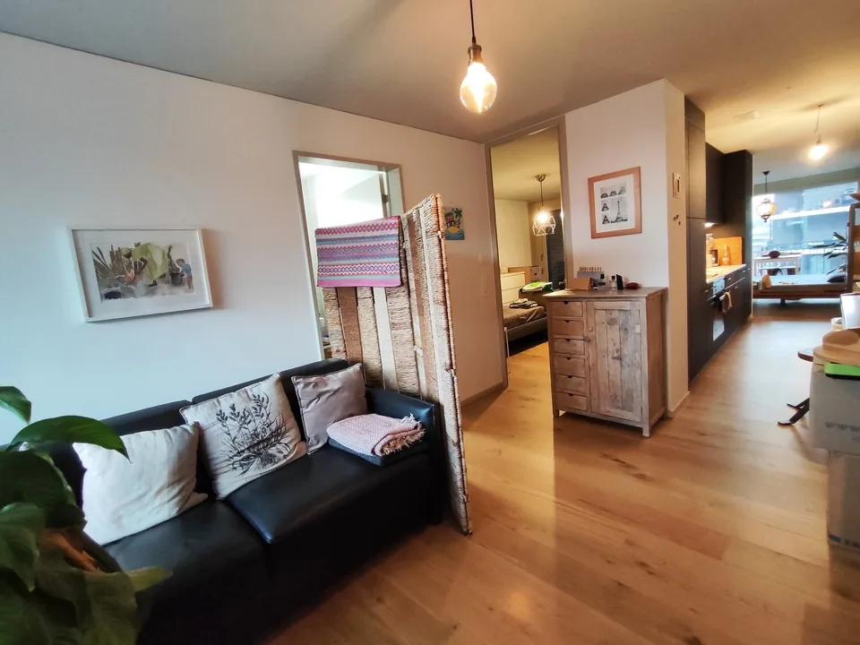 Wunderschöne moderne Wohnung mit Jahreszeitenzimmer, Blick auf den Zürichsee, Glarner Alpen, Säntis und Pfannenstiel direkt beim Bahnhof Horgen